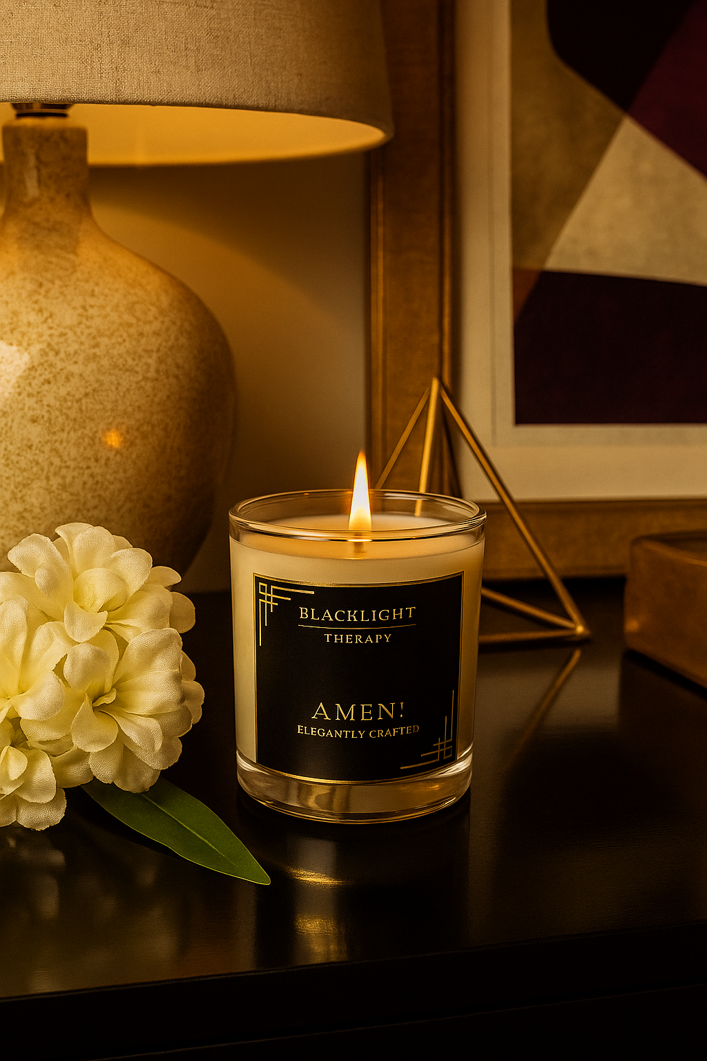 Amen! | Glass Lotion Candle
