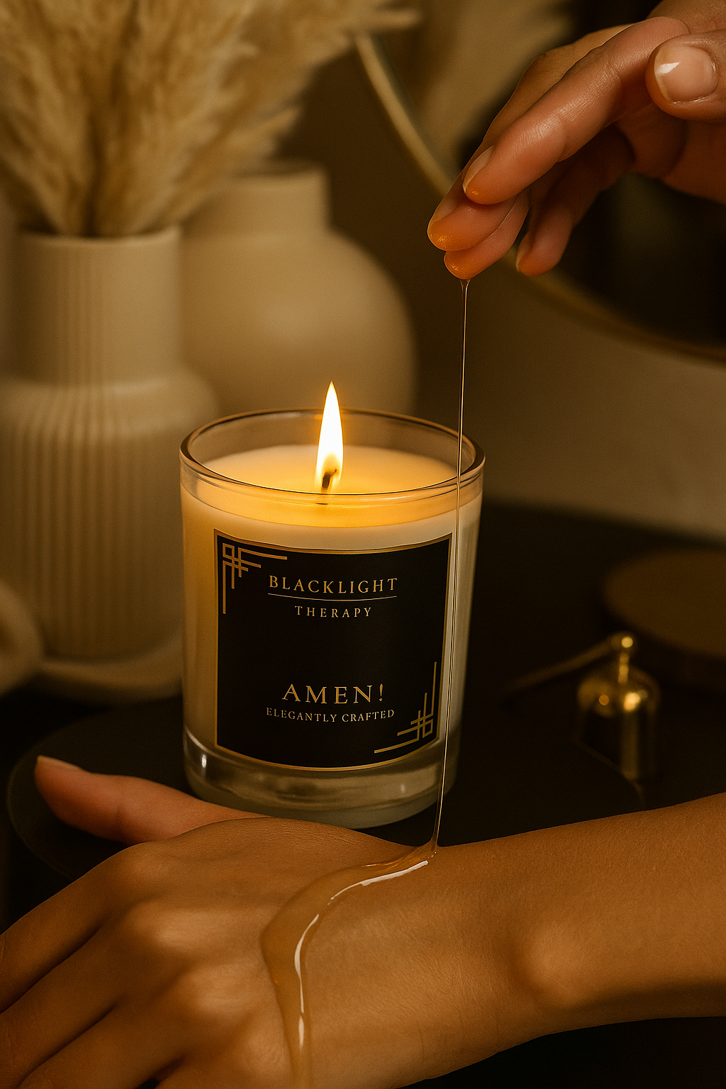 Amen! | Glass Lotion Candle